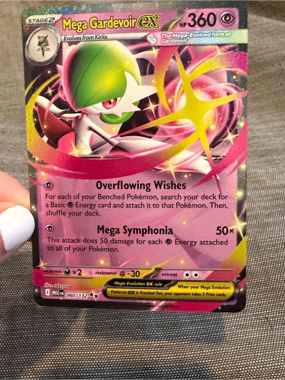 Mega Gardevoir-EX Full Art Collectible Card